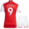 Arsenal 2023-24 G. Jesus 9 Hjemme - Barn Draktsett